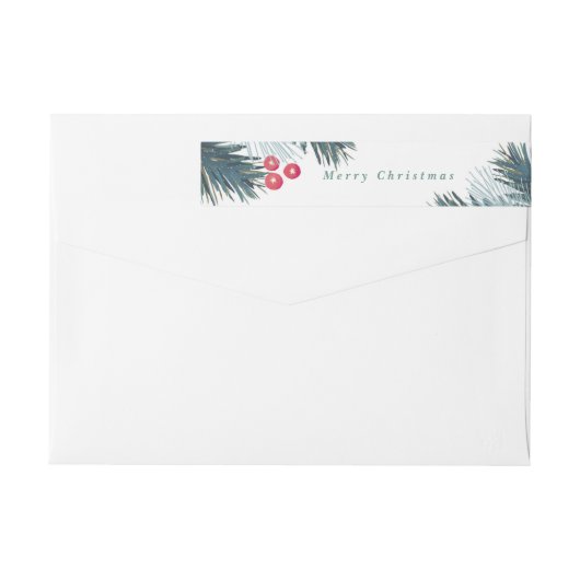 マツ大枝および果実のラップアラウンドのラベル ラップアラウンドラベル (裏面)