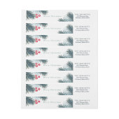 マツ大枝および果実のラップアラウンドのラベル ラップアラウンドラベル (シート)