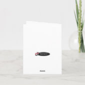 マツ大枝の素朴なメーソンジャーのクリスマスカード シーズンカード (裏面)