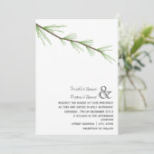 マツ大枝の結婚式招待状 招待状 (スタンド正面)