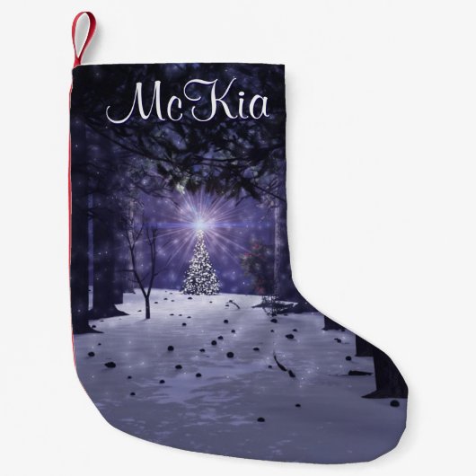 マツ貯蔵のクリスマス スモールクリスマスストッキング (正面)