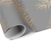マツ針灰黄包紙 ラッピングペーパー (ロールコーナー)