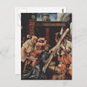 マティアス・グリュニューアル運ド – キリストの十字架 ポストカード (正面/裏面)