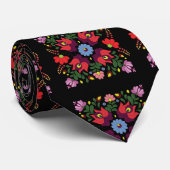 マティカラフルハンガリーフローラフォーク ネクタイ (ロール)
