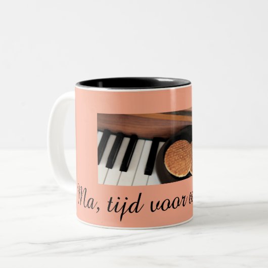 マティジボーア休憩!マグ ツートーンマグカップ (正面左)