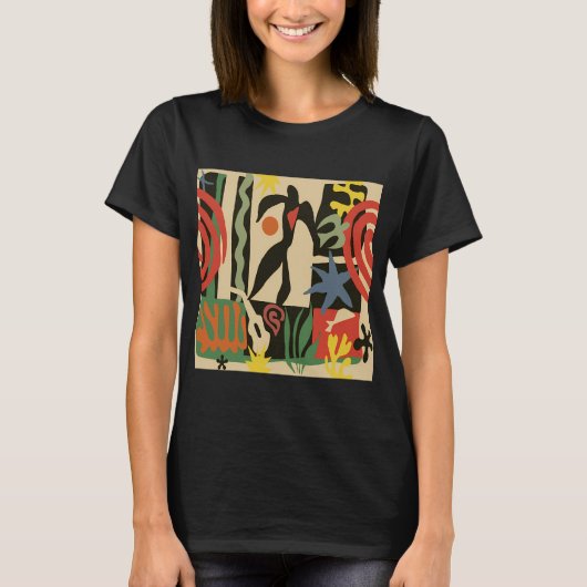 マティスにインスパイアされて (ヴィンテージ) Tシャツ (正面)