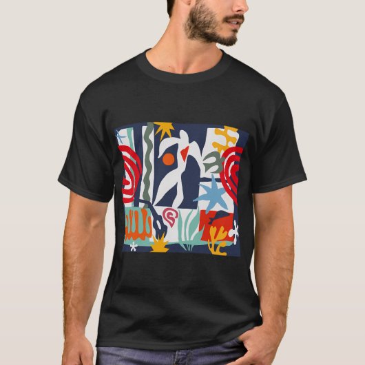 マティスにインスパイアされて Tシャツ (正面)