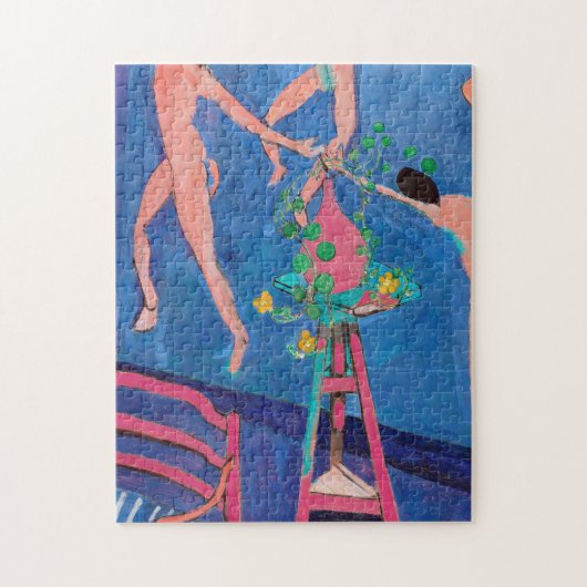 マティスのアトリエにナスタチウムの花 ジグソーパズル (縦)