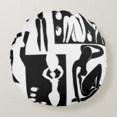 マティスのヌード ラウンドクッション (正面)