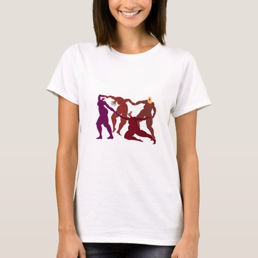 マティスの女のシャツにオマージュ Tシャツ (正面)