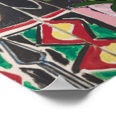 マティスの後の窓の下の魚 ポスター (角)