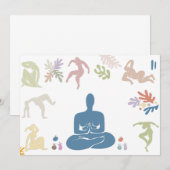 マティスの瞑想要素 招待状 (正面/裏面)