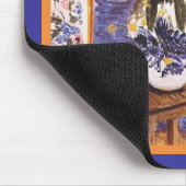 マティスの花をボウルに マウスパッド (コーナー)