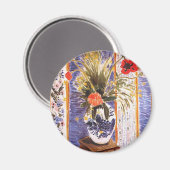 マティスの花をボウルに マグネット (正面/裏面)