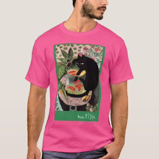 マティスの金魚と猫 Tシャツ
