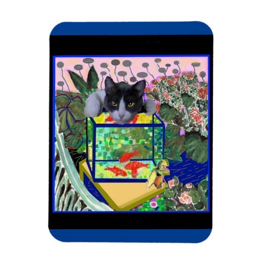 マティスの金魚パロディ マグネット (縦)