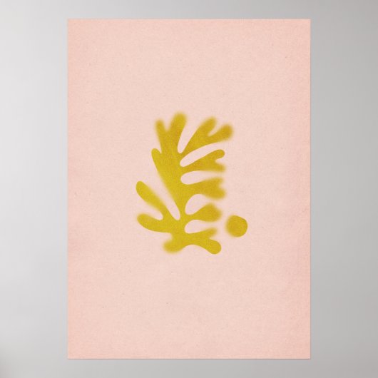 マティスインスパイア形状 ポスター (正面)