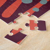 マティスインスパイア海ライフ紙切り出しブルー ジグソーパズル (側面)