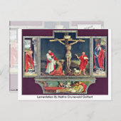 マティスグルーンワルド・ゴタルトによる哀悼 ポストカード (正面/裏面)