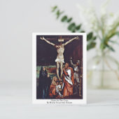 マティスグルーンワルド・ゴタートの十字架の上のキリスト ポストカード (スタンド正面)