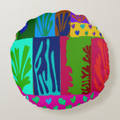 マティスコラージュへコード ラウンドクッション (裏面)