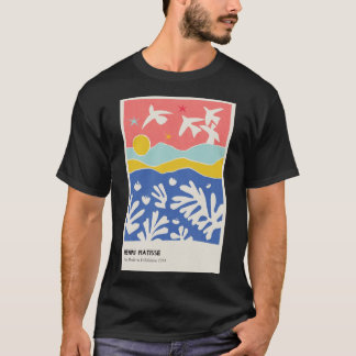 マティスコラージュアートアートプリント.png tシャツ