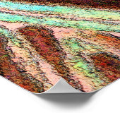 マティススタイルコーヒーカップ ポスター (角)