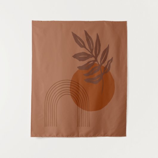 マティスデインスパイアザート抽象芸術図形 タペストリー (正面)