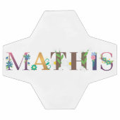 マティス名の刺繍エレガント付 サッカーボール (フラット)