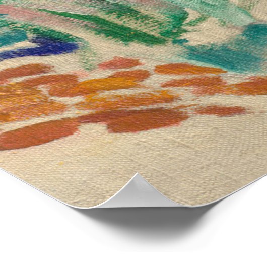 マティス抽象化された景観ウォールアート ポスター (角)