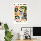 マティス風呂場のプグ ポスター (ホームオフィス)