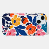 マティス風抽象モダンフローラル Case-Mate iPhoneケース (裏面 (横))