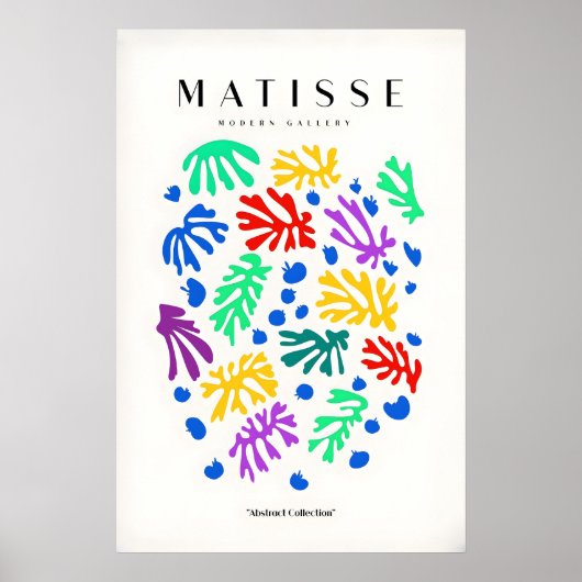マティス アートプリント - カラフルな抽象画 ポスター (正面)