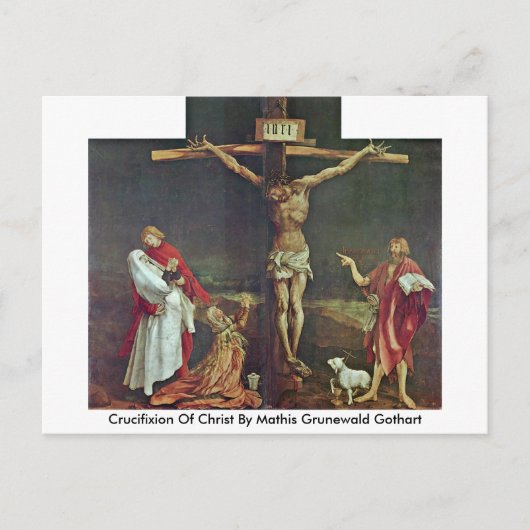 マティス・グルネワルド・ゴタートによるキリストの受難 ポストカード (正面)