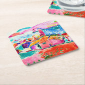 マティス・ランドスケープ スクエアペーパーコースター (アングル)