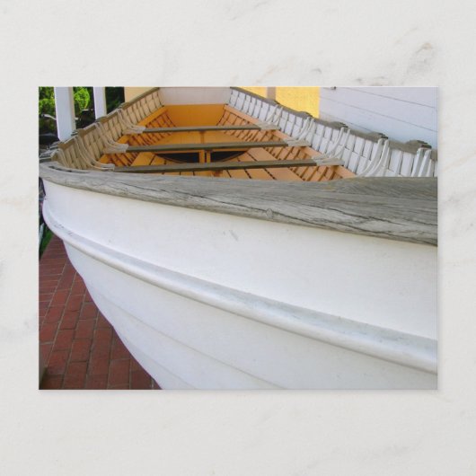 マティタイム博物館のボート ポストカード (正面)