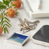 マティラビーチはボラ・ボラ島にある キーホルダー (側面)