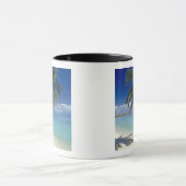 マティラビーチオンザアイランドオブボラボラ社会 マグカップ (中央)