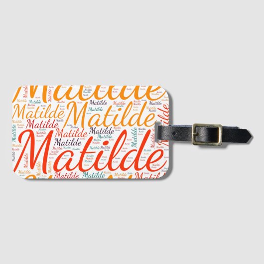 マティルデ ラゲッジタグ (正面横)