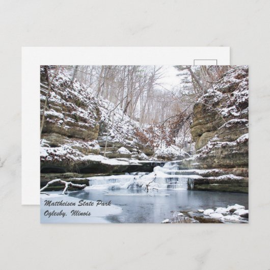マティースセンイリノイ州パークハガキ ポストカード (正面/裏面)