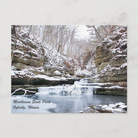 マティースセンイリノイ州パークハガキ ポストカード (正面)