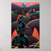 マティーニがオリーブの惑星に着陸 – ケンゲージ ポスター (正面)