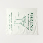 マティーニと結婚 バチェロレッテウィークエンド タペストリー (正面(横))