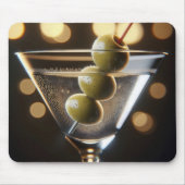マティーニのオリーブ マウスパッド (正面)