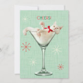 マティーニグラスの猫 招待状 (正面)