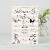 マティーニグラスの魔女たち ハロウィンパーティー 招待状 (スタンド正面)