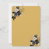 マティーニグラス ブラックローズ ブランチ＆バブルリー 招待状 (裏面)