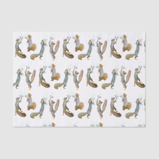 マティーニティッシュペーパーとのリス 薄葉紙 (正面)