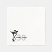 マティーニボウ スタンダードカクテルナプキン (正面)