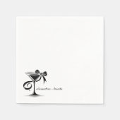 マティーニボウ スタンダードカクテルナプキン (正面)